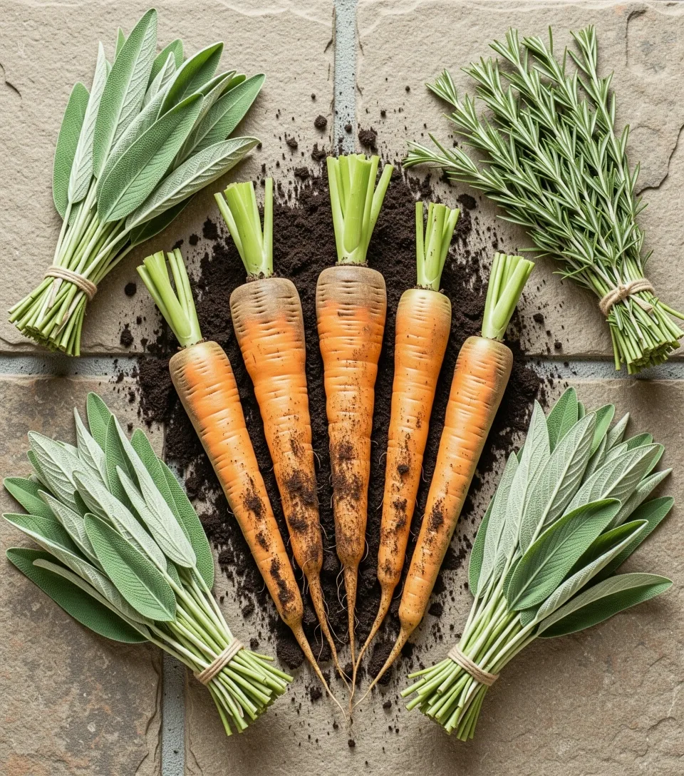 Organic root vegetables