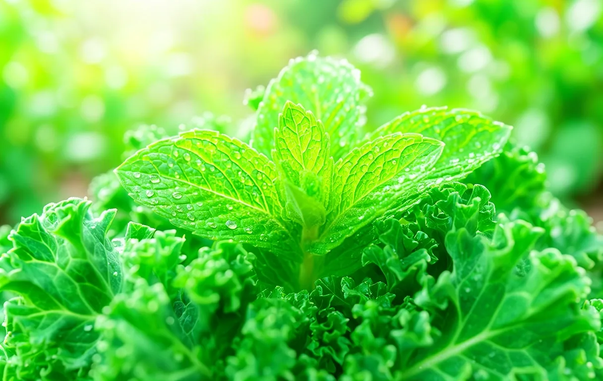 Abstract foliage texture